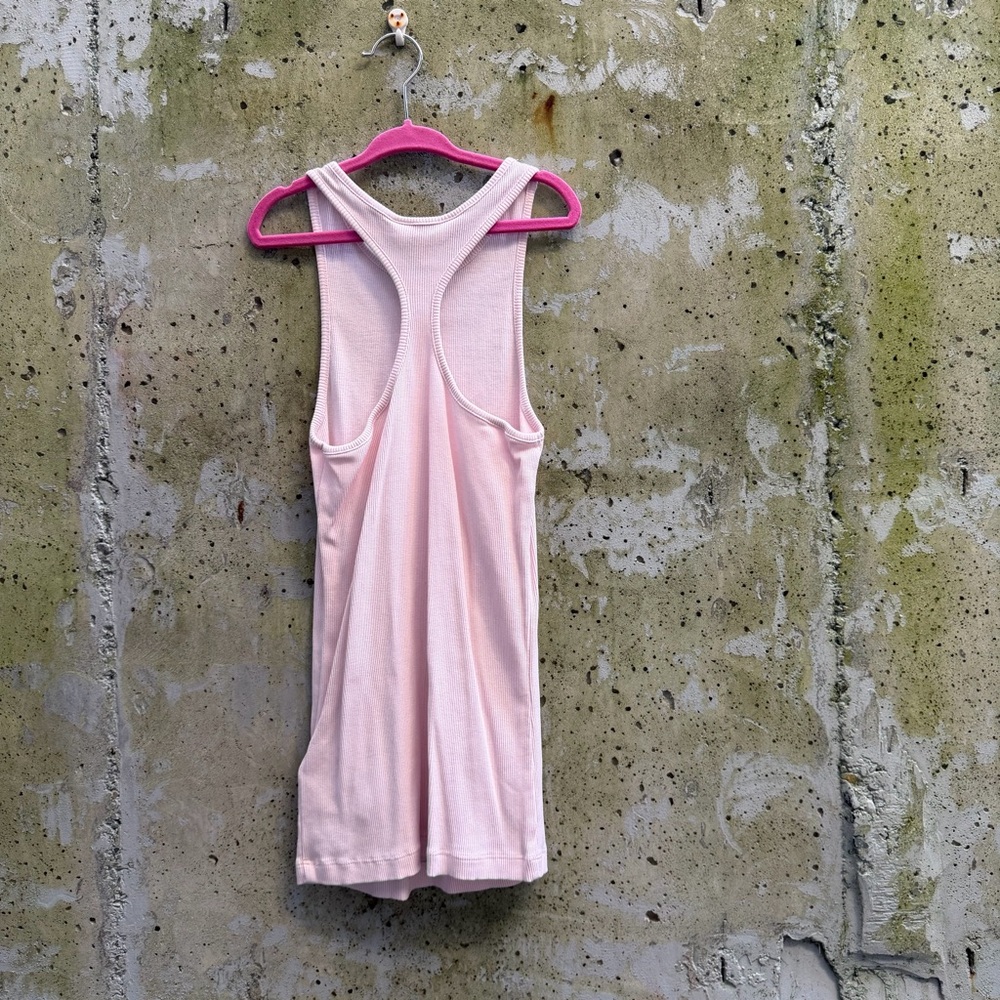 Ted Baker Rib Racerback Tank Size 0, Pale Pink - Picture 5 of 14